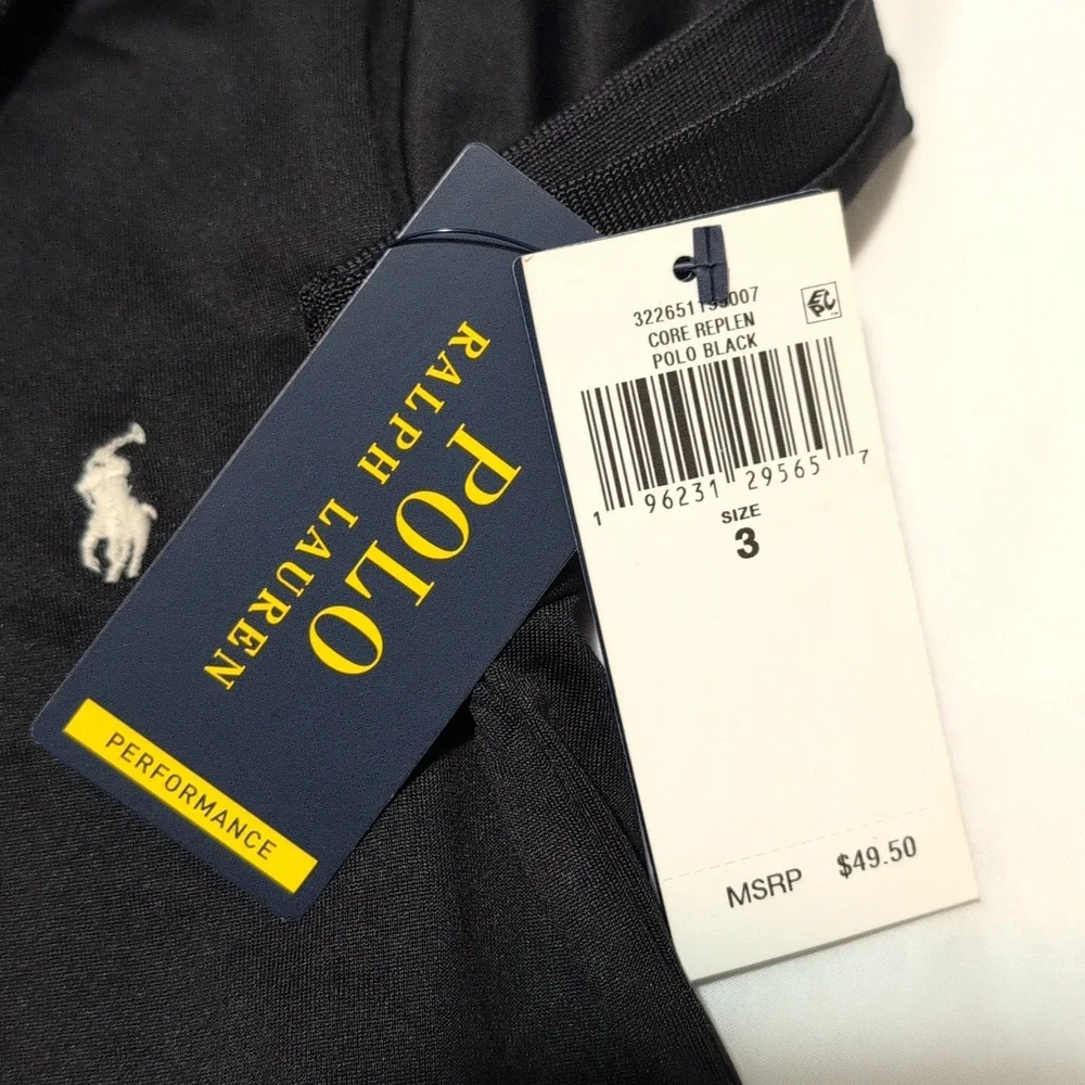 POLO Ralph Lauren Boy's black T-shirt size 3. - Picture 3 of 10